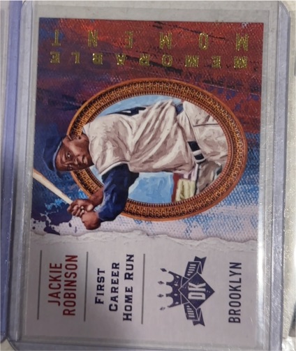 2017 Panini Diamond Kings #MM-6 Jackie Robinson Memorable Moment — front
