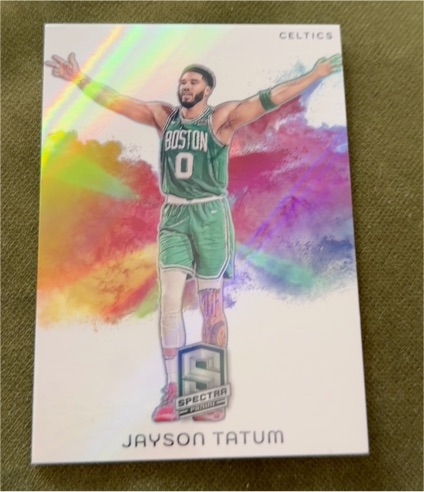 2023 Panini Spectra #18 Jayson Tatum — front