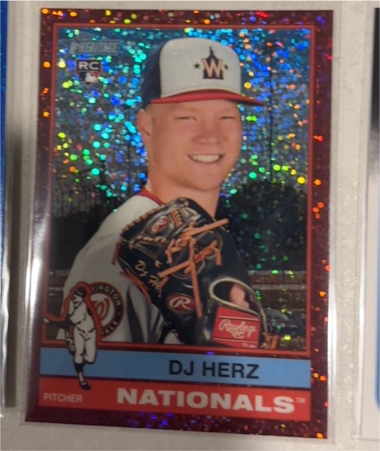 2025 Topps Heritage #289 DJ Herz — front