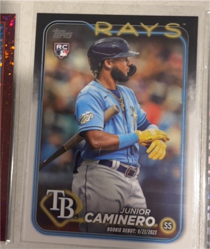 2024 Topps Update #US223 Junior Caminero — front