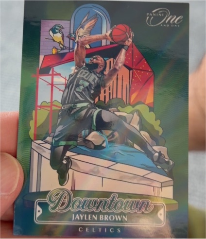 2024-25 Panini Donruss Optic Downtown #15 Jaylen Brown — front