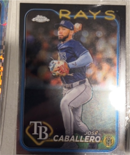 2024 Topps Chrome Update #USC24 Jose Caballero — front