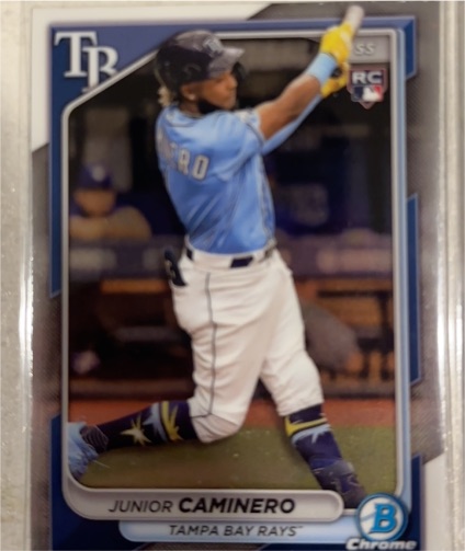 2024 Bowman Chrome #56 Junior Caminero — front