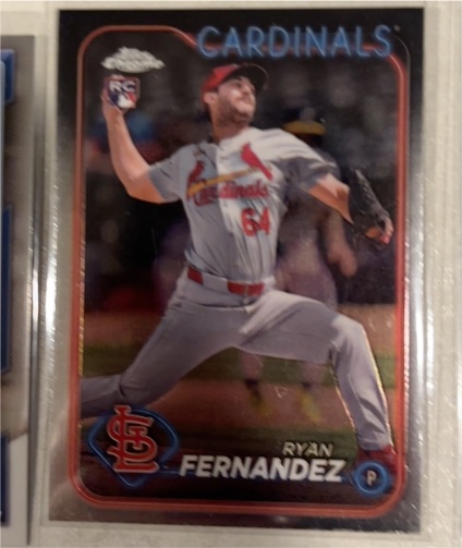 2024 Topps Update #US111 Ryan Fernandez — front