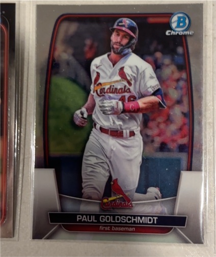 2023 Bowman Chrome #34 Paul Goldschmidt — front