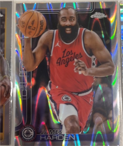 2025-26 Topps Chrome #54 James Harden — front