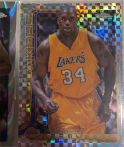 2025-26 Topps Chrome #242 Shaquille O'Neal X-Fractor — front