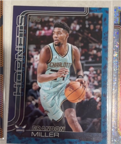 2025-26 Topps Basketball Holiday #H54 Brandon Miller — front