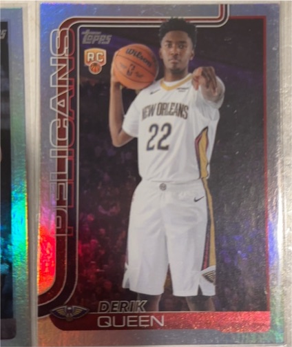 2025-26 Topps #213 Derik Queen — front
