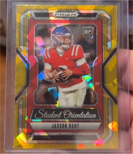 2025 Panini Prizm Draft Picks #9 Jaxson Dart Student Orientation — front