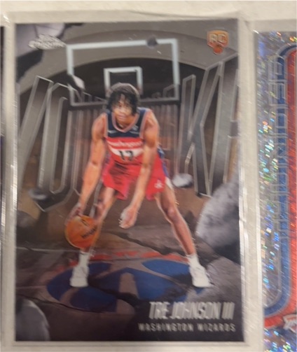 2025-26 Topps Chrome #YQ-6 Tre Johnson III Youthquake Rookie Insert — front