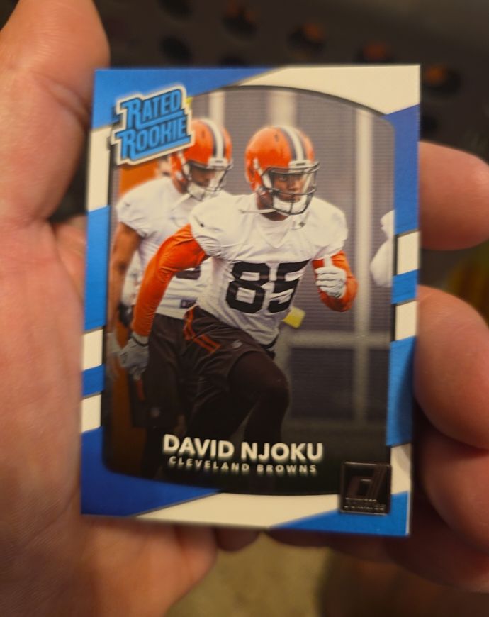 2017 Panini Donruss #314 David Njoku — front