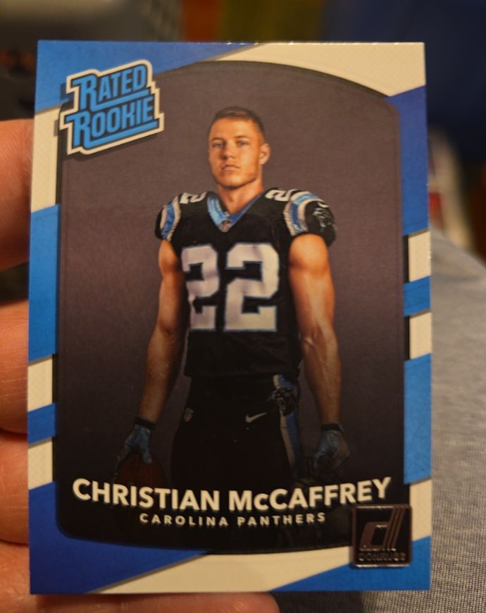 2017 Panini Donruss #318 Christian McCaffrey — front