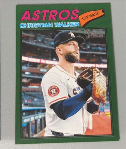 2026 Topps Heritage #217 Christian Walker — front