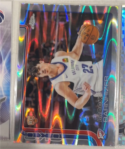 2025-26 Topps Chrome #295 Brooks Barnhizer — front