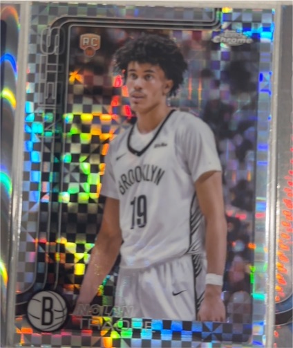 2025-26 Topps Chrome #269 Nolan Traore X-Fractor — front
