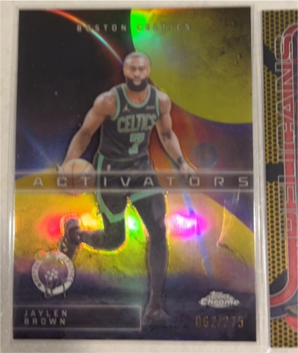 2025-26 Topps Chrome #AC-3 Jaylen Brown Activators — front