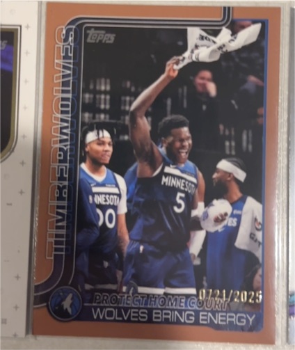 2025-26 Topps #287 Anthony Edwards — front