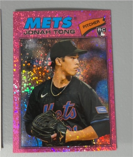 2026 Topps Heritage #137 Jonah Tong — front
