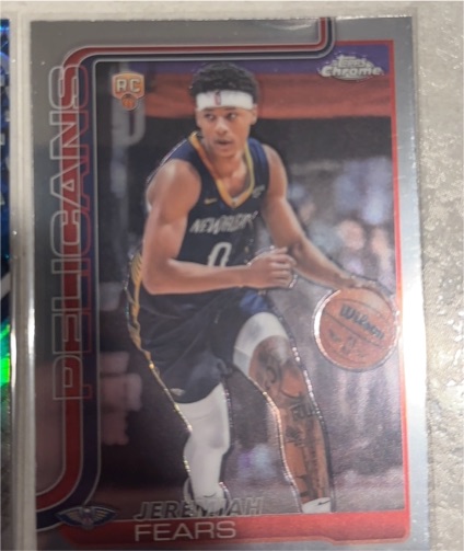2025-26 Topps Chrome #257 Jeremiah Fears — front