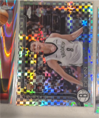 2025-26 Topps Chrome #258 Egor Demin — front