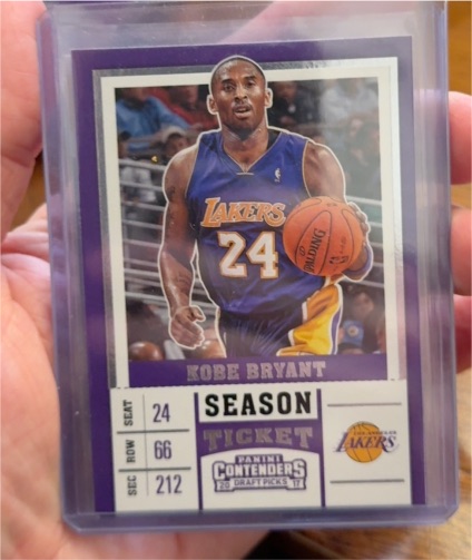 2017-18 Panini Contenders Draft Picks Season Ticket #31 Kobe Bryant — front