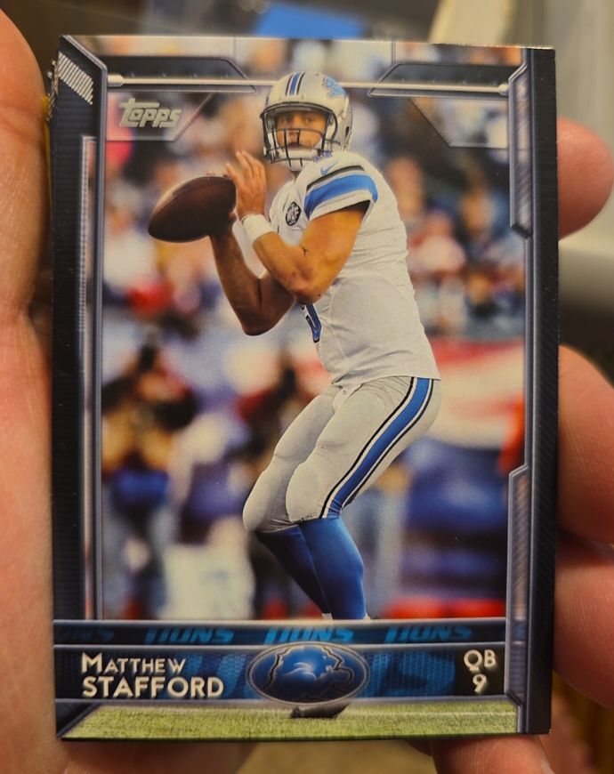 2015 Topps #90 Matthew Stafford — front