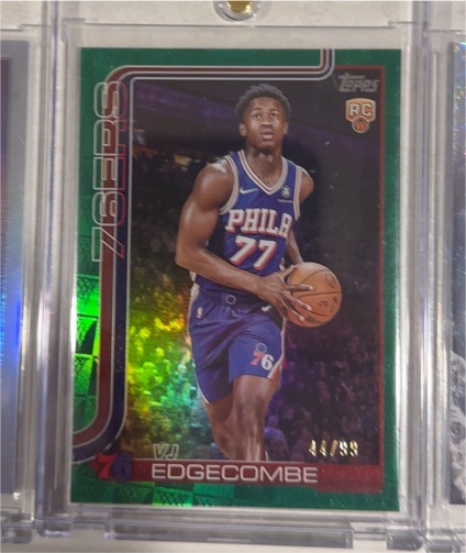 2025-26 Topps #203 VJ Edgecombe — front