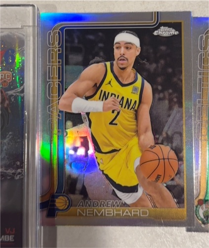 2025-26 Topps Chrome #97 Andrew Nembhard — front