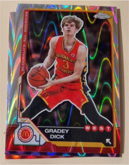 2025 Topps Chrome McDonald's All American #97 Gradey Dick West — front