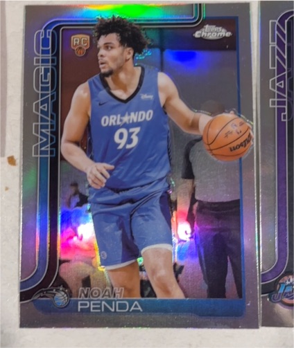 2025-26 Topps Chrome #282 Noah Penda — front