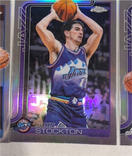 2025-26 Topps Chrome #250 John Stockton — front