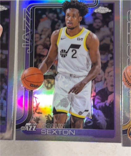 2025-26 Topps Chrome #210 Collin Sexton — front