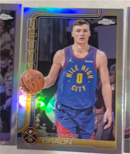 2025-26 Topps Chrome #82 Christian Braun — front