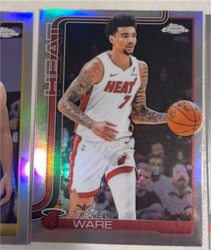 2025-26 Topps Chrome #129 Kel'el Ware — front