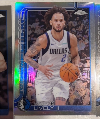 2025-26 Topps Chrome #72 Dereck Lively II — front