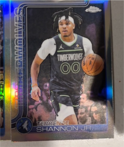 2025 Topps Chrome #198 Terrence Shannon Jr. — front