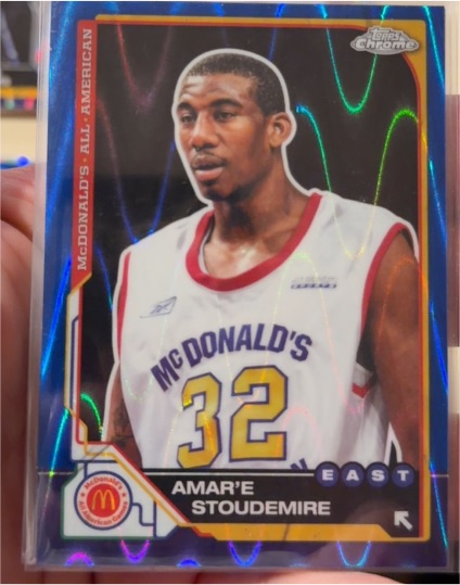 2025 Topps Chrome McDonald's All American #82 Amar'e Stoudemire — front