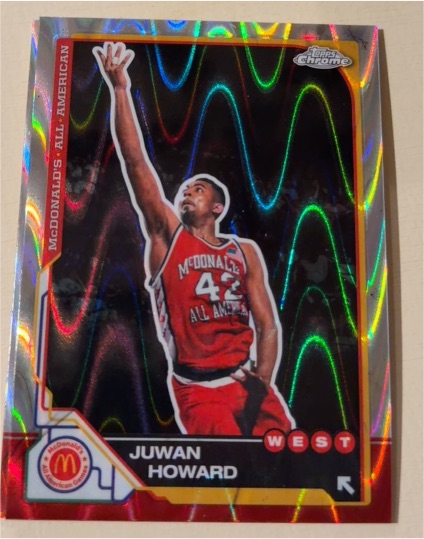 2025 Topps Chrome McDonald's All American #83 Juwan Howard — front