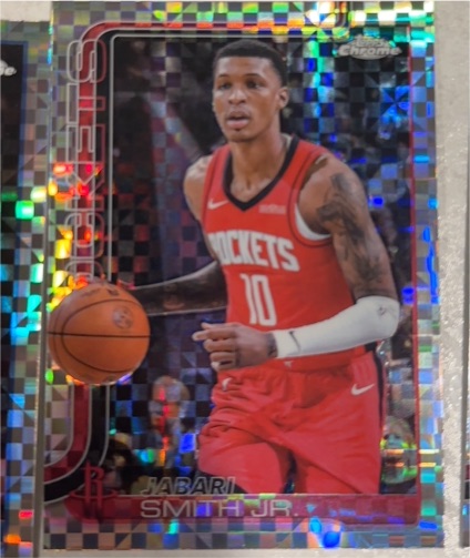 2025-26 Topps Chrome #62 Jabari Smith Jr. — front