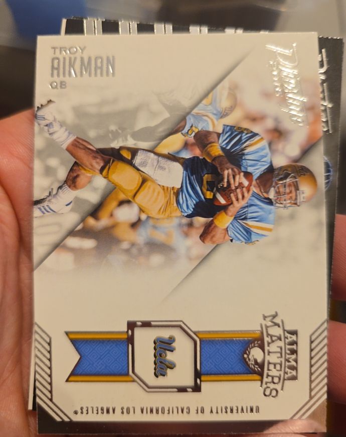 2016 Panini Prestige #23 Troy Aikman Alma Maters — front