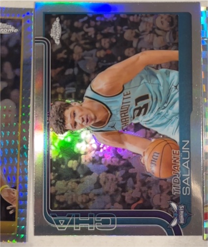 2025-26 Topps Chrome #8 Tidjane Salaun — front