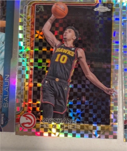 2025-26 Topps Chrome #2 Zaccharie Risacher — front