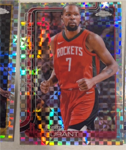 2025-26 Topps Chrome #155 Kevin Durant — front