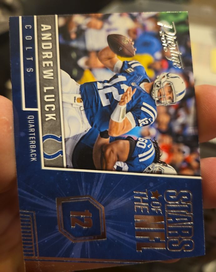 2016 Panini Prestige #5 Andrew Luck Stars of the NFL — front