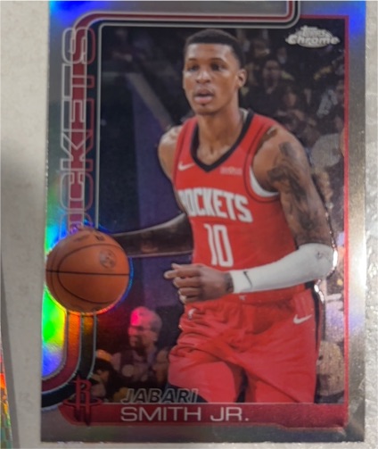 2025-26 Topps Chrome #62 Jabari Smith Jr. — front