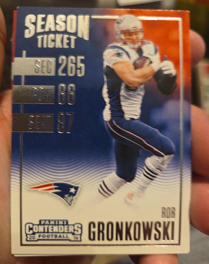 2016 Panini Contenders #60 Rob Gronkowski — front