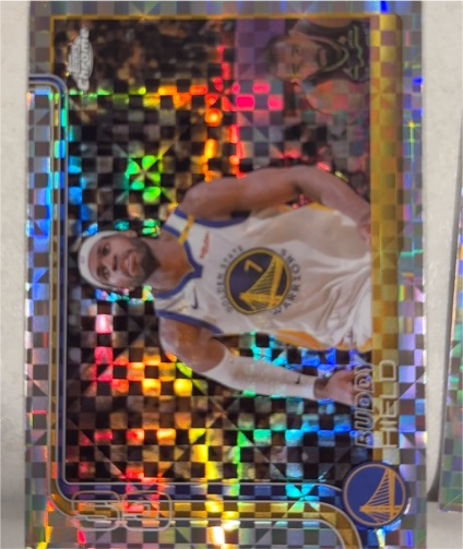 2025-26 Topps Chrome #215 Buddy Hield X-Fractor — front