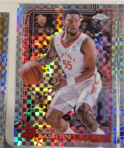 2025-26 Topps Chrome #290 Alijah Martin — front