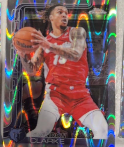 2025-26 Topps Chrome #133 Brandon Clarke — front